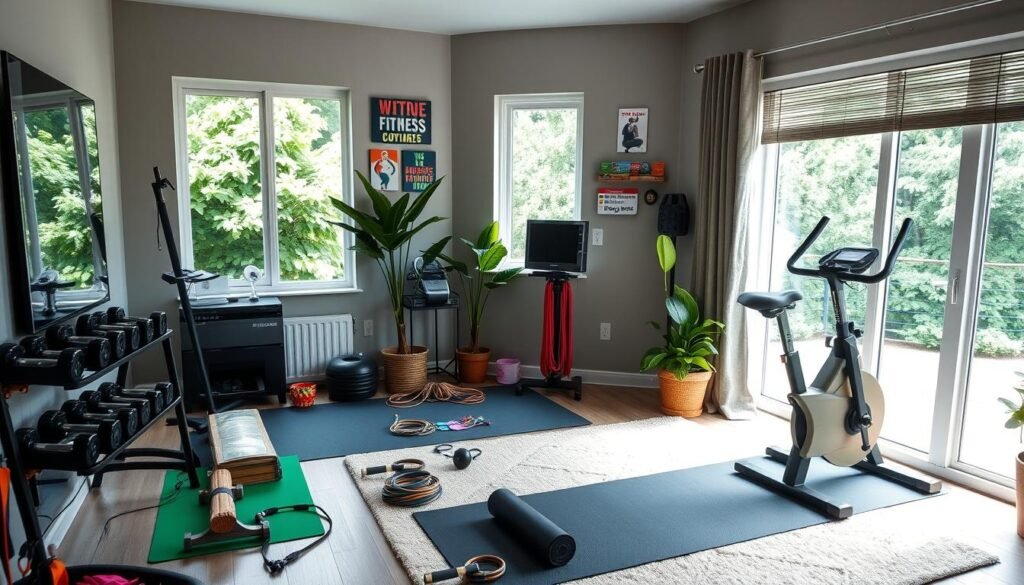 home gym setup